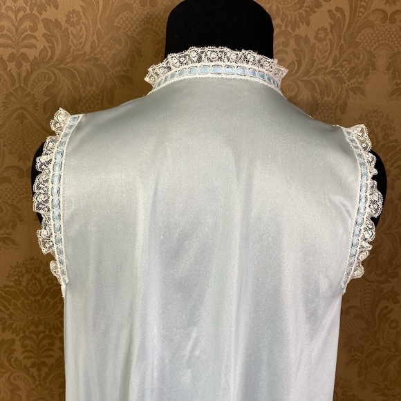Vintage 60s 70s Glammy Cottagecore Victorian Romantic Nightgown Lingerie - Picture 7 of 10